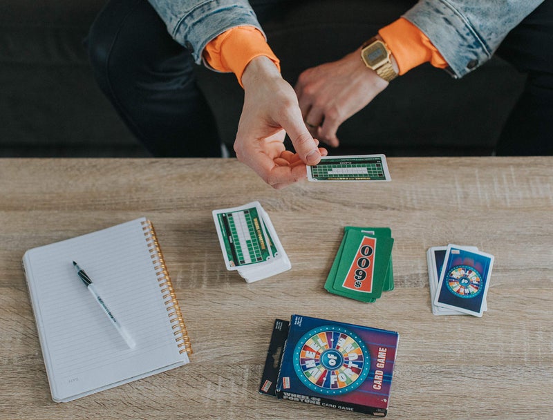 Endless Games Wheel of Fortune Card Game - Faced Paced Competition - Travel Sized Party Game - Image 2